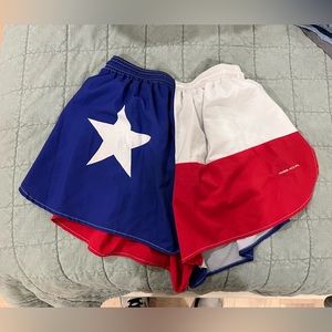 BOA Womens running shorts- Texas flag